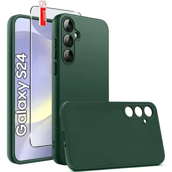 Pouzdro na mobilní telefon Zadní Kryt KrainaGSM pro Samsung Galaxy S24 zelený