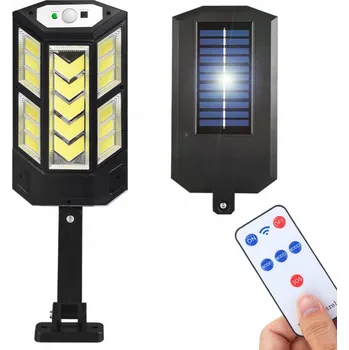 Venkovní osvětlení Zahradní solární lampa s pohybovým senzorem LD-05-L | IR dálkové ovládání