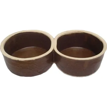 Miska pro psa Miska keramická dvojmiska 2 x 0,5 l