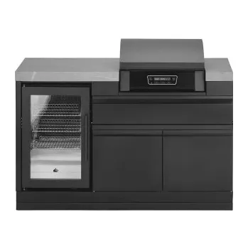 Zahradní gril GRANDPRO (GrandHall) modulová skříňka s elektrickým grilem, vinotékou a kamennou pracovní deskou + doprava zdarma!
