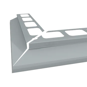 Stavební profil Den Braven Z4086 Balkónový profil rohový RAL 9010 2 m