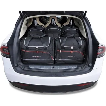 Organizér do auta KJUST TESLA MODEL X EV 2016+ TAŠKY DO KUFRU 7 KS