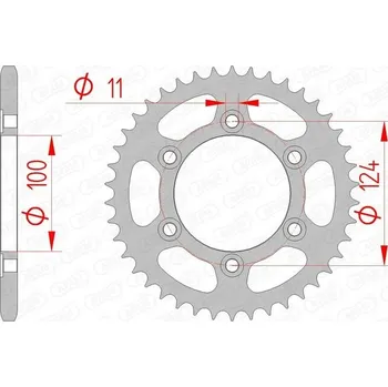 Nářadí na motocykly AFAM ROZETA ZADNÍ #520 42 ZUBŮ DUCATI 350 Sport