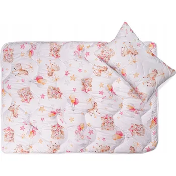 Povlečení Sada povlečení pro děti Textom, přikrývka 100 x 135 cm a polštář 40 x 60 cm