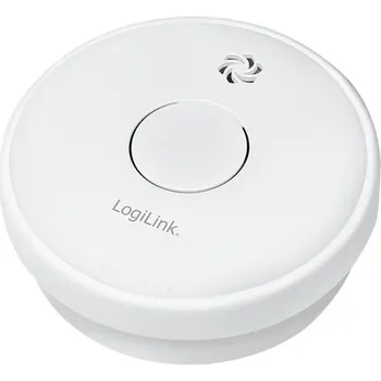Zabezpečení domácnosti Hlásič kouře s vyměnitelnou 9V baterií, fotoelektrický, 85 dB EN14604 LogiLink