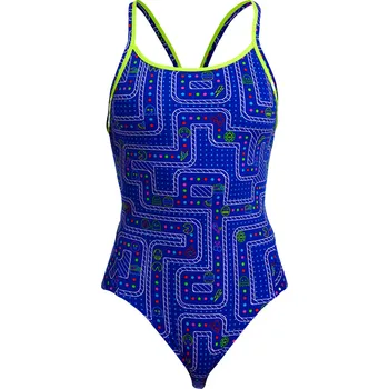 Dámské plavky Jednodílné plavky Funkita S modré