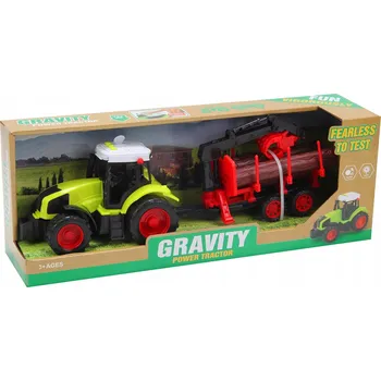 autíčko Traktor s přívěsem se zvukem Trifox HW21050235 42x16x11 cm