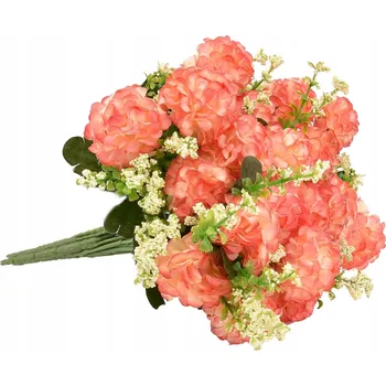 umělá květina UMĚLÉ KVĚTY OZDOBNÁ KYTICE BAREVNÁ ČERVENÁ