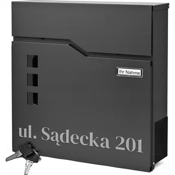 Poštovní schránka Poštovní schránka Black TabPrint s Poštovní schránka