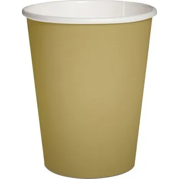 Jednorázové nádobí Na jedno použití papírové Kelímky GOLD 10 ks