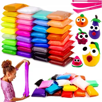 Modelovací hmota MAGICKÁ MODELOVACÍ HMOTA PĚNOVÁ PLASTELÍNA CLAY 36