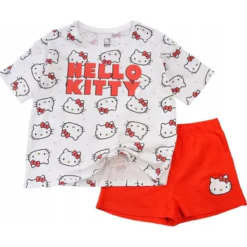 Dívčí pyžamo EplusM pyžamo bílé velikost 134