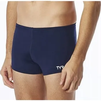 Dámské plavky Plavky boxerky TYR Solid tmavě modré M (UK34)