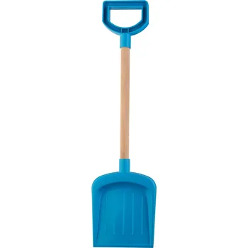 Lopata Androni Lopata s dřevěnou násadou a rukojetí - délka 53 cm, modrá