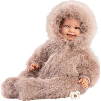 Panenka Llorens 74506 NEW BORN - realistická panenka miminko se zvuky a měkkým látkovým tělem - 45 cm