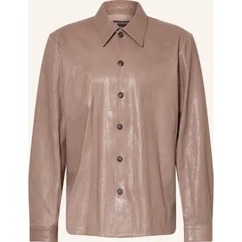 Pánský zimní kabát Our Legacy Pánská Kožená Bunda, černošedá, 50