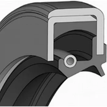 Automobilové těsnění Hřídelové těsnění NBR 50 x 80 x 10 WCS
