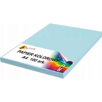 Kancelářský papír Barevný papír A4 80g modrý pastelový 100 listů