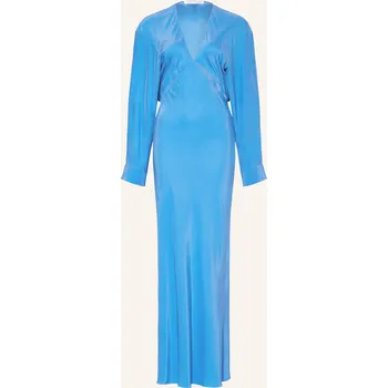 Dámské šaty Christopher Esber Dámské Šaty Z Hedvábí S Průstřihem, modrá, 36