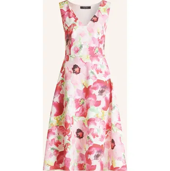 Dámské šaty Vera Mont Dámské Koktejlové Šaty S Průstřihem, bílá / růžová...