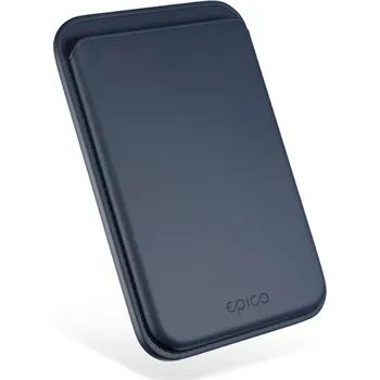 Epico Mag+ Leather Wallet - modrá