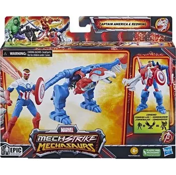 Figurka Hasbro Mech Strike Mechasaurus Kapitán Amerika 2 balení figurek