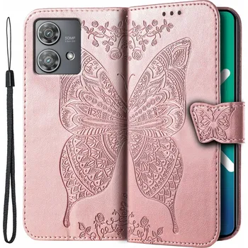 Pouzdro na mobilní telefon Flipové pouzdro XGSM pro Motorola Edge 40 Neo růžové