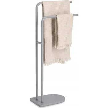 Držák na ručník Volně stojící tyč na oblečení Zeller šedá