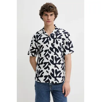 Pánská košile Košile Solid pánská, bílá barva, regular, s klasickým límcem, 21108488 00X, vel. XXL