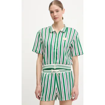 Pánská košile Košile Fila Lassance FAW0996 zelená 77X, vel. M