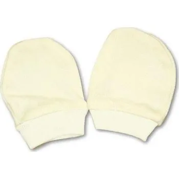 Rukavice Rukavičky pro novorozence béžové - 56 (0-3m)