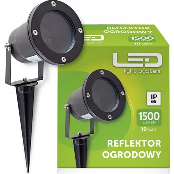 Venkovní osvětlení Černé zahradní bodové svítidlo GU10 zapichovací voděodolné IP65 95 cm