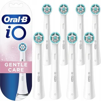 Náhradní hlavice k elektrickému kartáčku 8x Hlavice k zubnímu kartáčku Oral-B Gentle Care bílá GENTLE