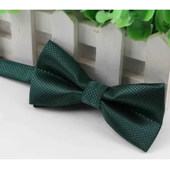 Podprsenka Dětský Motýlek pro chlapce, lahvově zeleň hladký