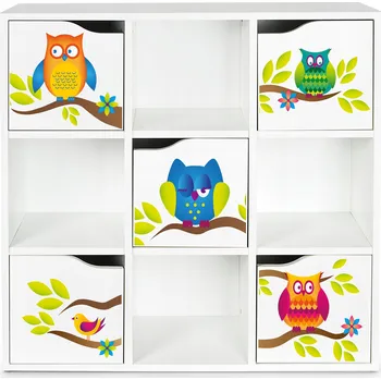 Knihovna Regál Leomark 89 x 29 x 89,5 cm bílý