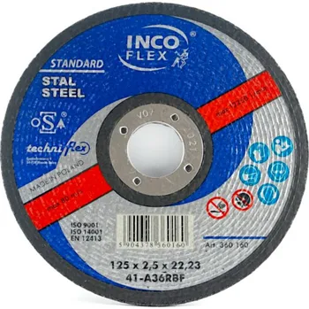 Řezný kotouč Řezný kotouč IncoFlex 125 mm x 2,5 mm, průměr otvoru 22,2 mm