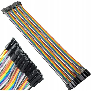 Bezpečnostní kamera Kabel MSALAMON Propojovací vodiče do kontaktního pole 30cm 40ks Ž-Ž kabely