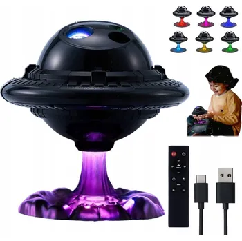 Lampička Projektor noční lampička Bedee černá