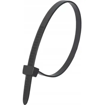 Stahovací páska Super silné stahovací pásky černé 4,8x370mm 25 Ks. DEDRA 11C48371