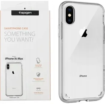 Pouzdro na mobilní telefon Zadní Kryt Spigen pro Apple iPhone XS Max bezbarvý