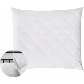 Polštář Polštář na spaní bílý 50x70 cm silikonová hypoalergenní kulička OEKO-TEX