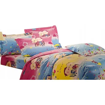 Povlečení POVLEČENÍ 160x200 PRO DĚTI DĚTSKÉ 100% BAVLNA 160x200 2x70x80