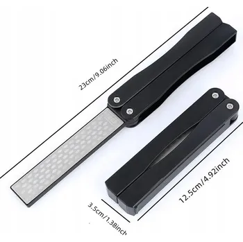 Brousek na nože, sekery a nůžky, diamantový, oboustranný