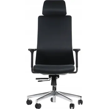 Kancelářská otočná židle ergonomická látková s výsuvným sedákem