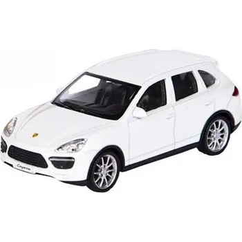 autíčko Porsche Cayenne Turbo bilá 1:43 - RMZ City Porsche Cayenne - kovový model auta
