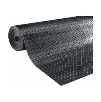 Podlahová pryž DIAMOND černá - tl. 3 mm, šíře 1.25 m