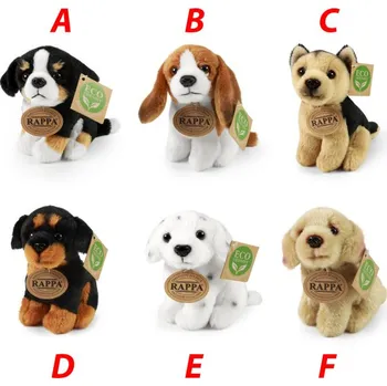 Hračka Plyšový pes sedící mix 12 cm ECO-FRIENDLY