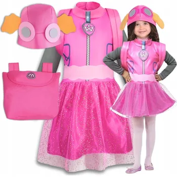 Karnevalový kostým KOSTÝM SKYE Tlapková patrola BATOH KOSTÝM PLES A KARNEVAL 134 140