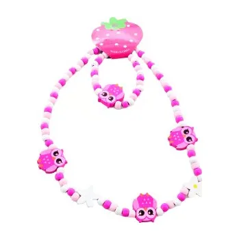 Náhrdelník Náhrdelník+náramek sovičky 12/bal