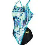 AQUA SPHERE Dámské plavky FREEZE OPEN BACK MODRÁ|ZELENÁ|ČERNÁ